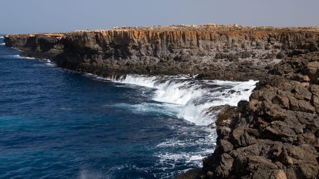 Steep cliffs on Sal