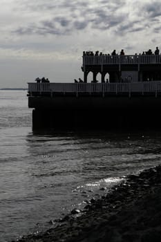 Viewing platform at the Alte Liebe in Cuxhaven