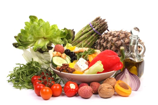 Salad ingredients