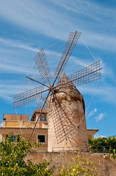 Traditional Windmill in Palma
