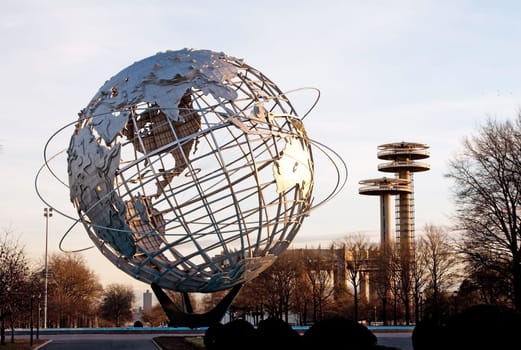 Unisphere globe, Queens, New York City