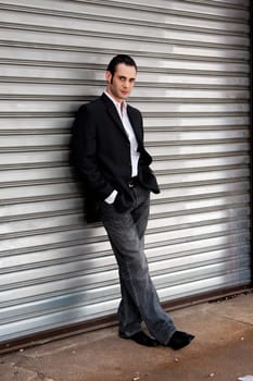 Business man standing