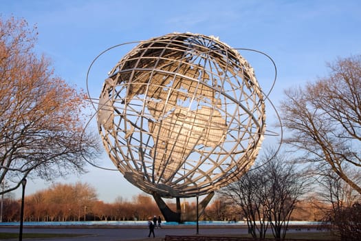 Unisphere globe, Queens, New York City