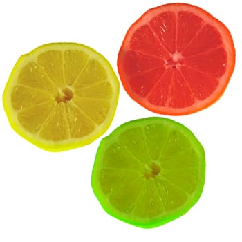 Colorful lemons