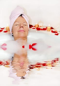 Flower bath