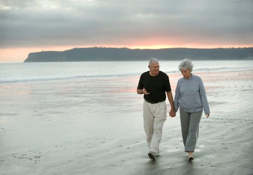 Senior Couple on the Beach