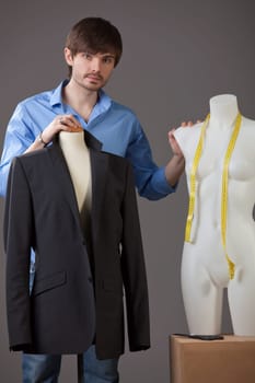 tailor with mannequins