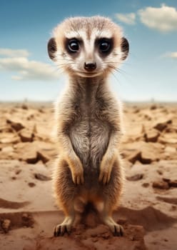 Suricate brown africa meerkat zoo small nature mammal eye face animal suricata look cute wild closeup wildlife fur desert portrait