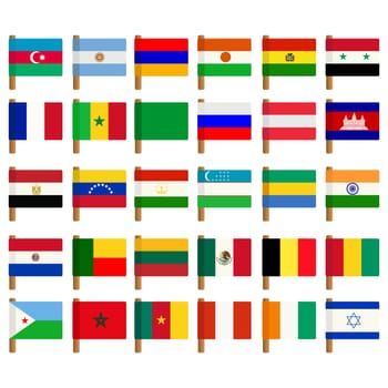 World flag icons set 2