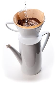 Making coffee