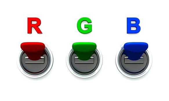 RGB - Toggle switch for color mixing
