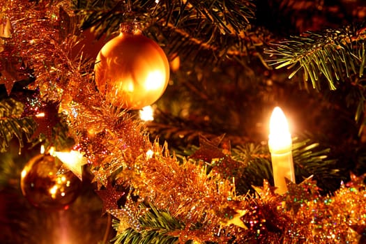 Christmas ball on the Christmas tree