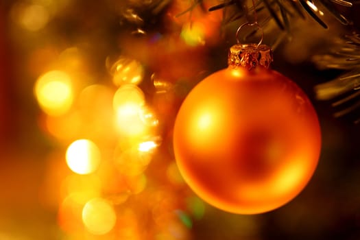 Christmas ball on the Christmas tree