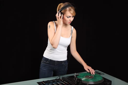 DJane at work