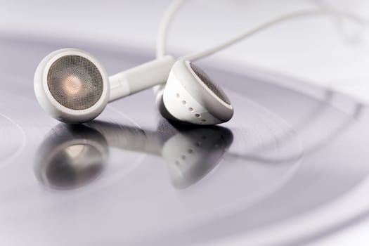 Earphones on record