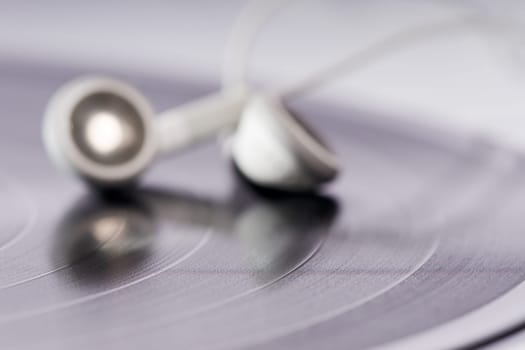 Earphones on record