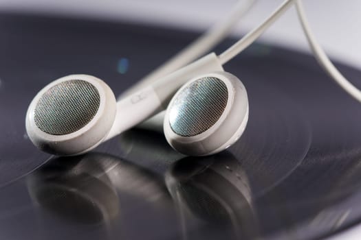 Earphones on record