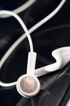 Earphones on record