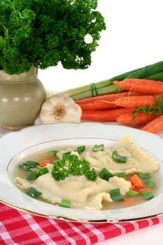 Maultaschen soup