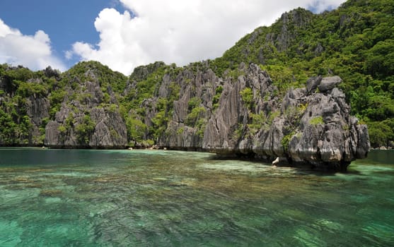 Limestone cliffs in Palawan