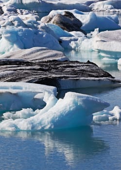 Jokulsarlon Glacial Lagoon, Vatnajokull, Iceland