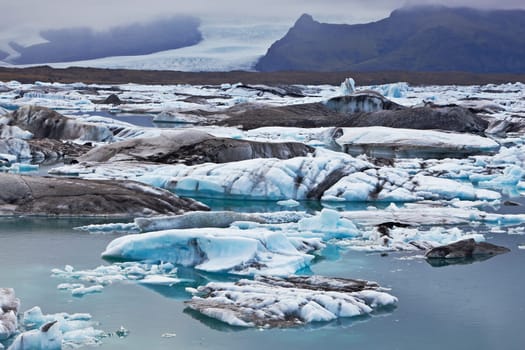 Jokulsarlon Glacial Lagoon, Vatnajokull, Iceland