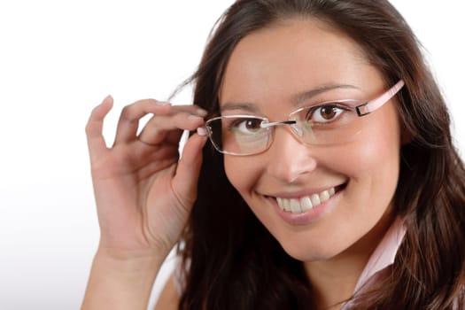 Designer glasses - trendy woman fashion