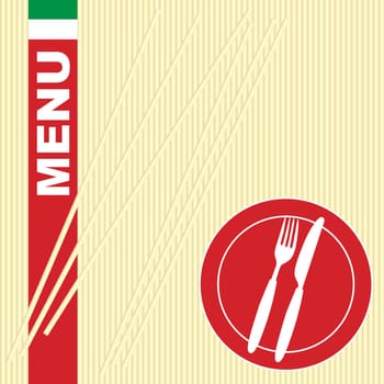 Menu Card - Pasta