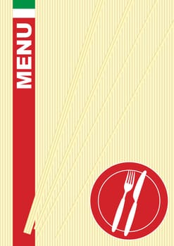 Menu Card - Pasta