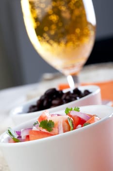 Fresh Salsa and Beer