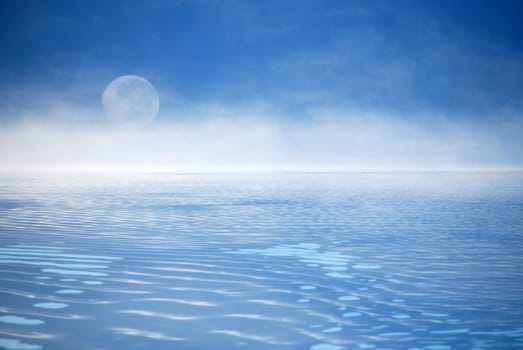 moon over the myall lake