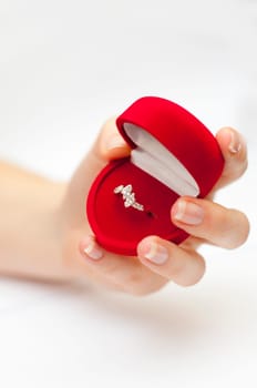 red box for engagement ring