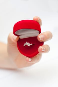 red box for engagement ring
