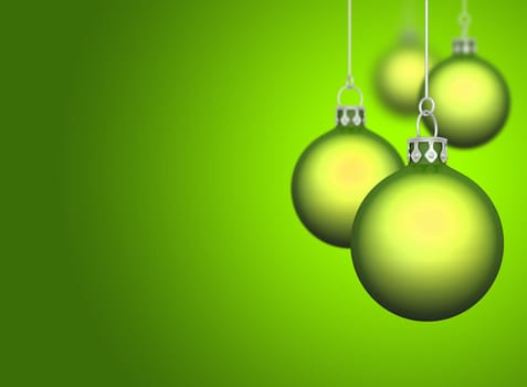 Christmas Baubles Background 05