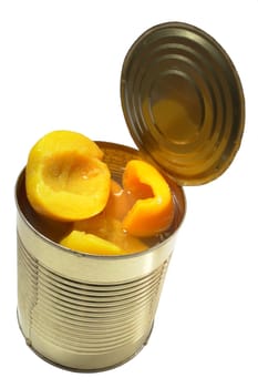 canned peaches