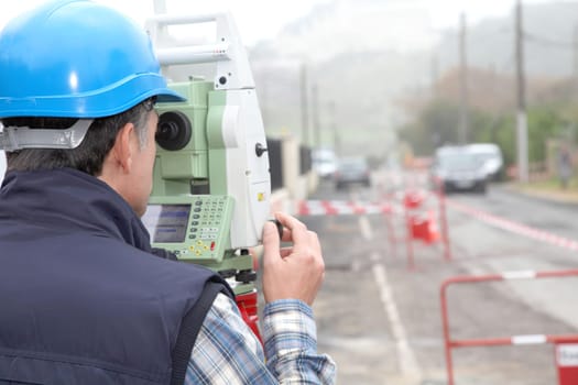 Geometer with measure instrument