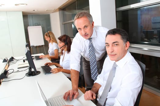 group of people attending business training