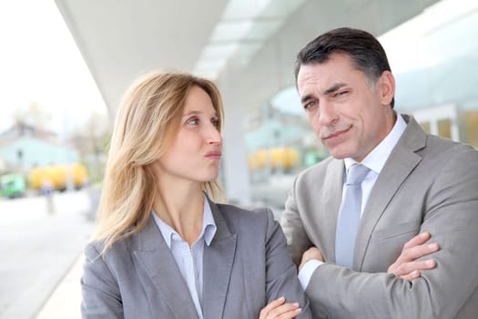 Portrait of business partners