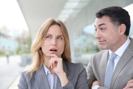 Portrait of business partners