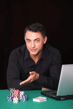 Man poker gambling on internet