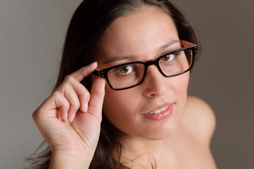 Designer glasses - successful businesswoman