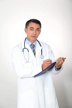 Closeup of doctor