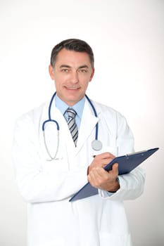 Closeup of doctor