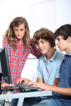 Students in classroom