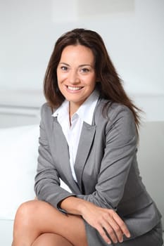 Beautiful smiling businesswoman