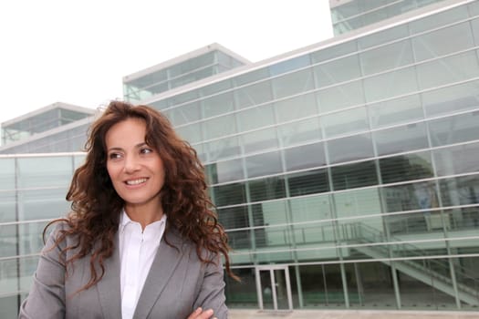 Portrait of smiling businesswoman