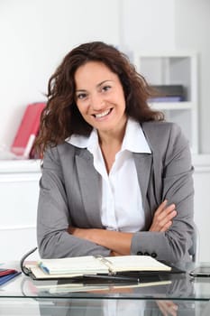 Businesswoman in the office
