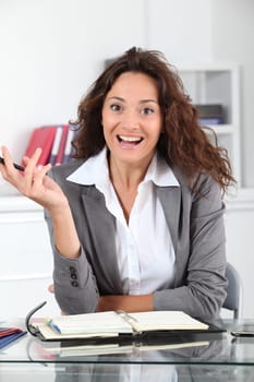 Businesswoman in the office