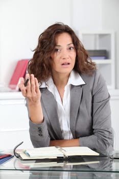 Businesswoman in the office