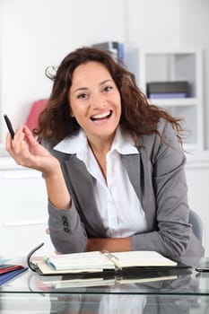 Businesswoman in the office